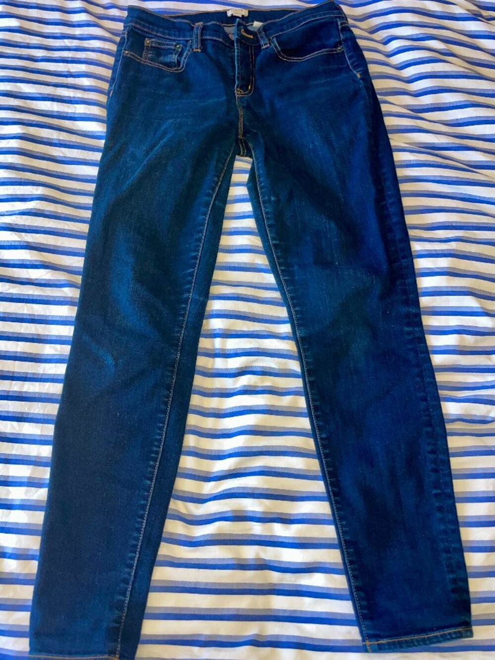 J Crew Stretchy Skinny Jeans Size 27/30